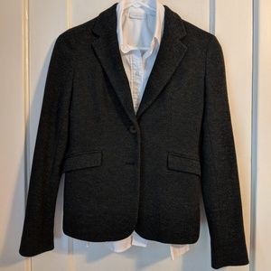 Talbots petite charcoal blazer